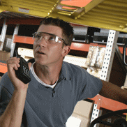 Industrial warehouse worker